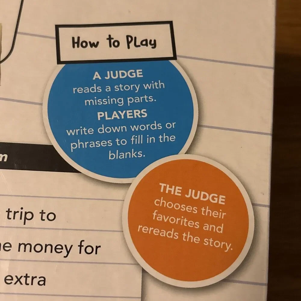 FILL IN THE BLANKS Crazy Party Game 3+ Players Ages 8+ By WhatDoYouMeme SEALED